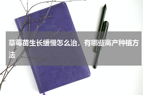 草莓苗生长缓慢怎么治，有哪些高产种植方法