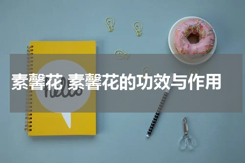素馨花 素馨花的功效与作用