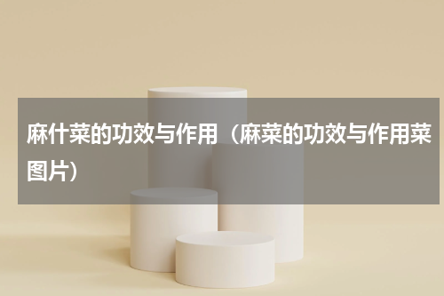 麻什菜的功效与作用（麻菜的功效与作用菜图片）