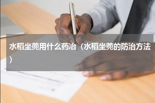 水稻坐蔸用什么药冶（水稻坐蔸的防治方法）