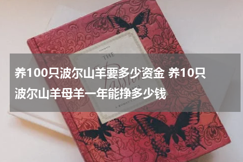 养100只波尔山羊要多少资金 养10只波尔山羊母羊一年能挣多少钱