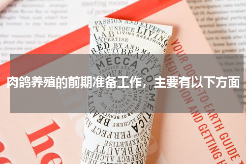 肉鸽养殖的前期准备工作，主要有以下方面