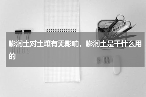 膨润土对土壤有无影响，膨润土是干什么用的