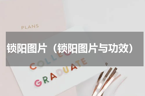 锁阳图片（锁阳图片与功效）