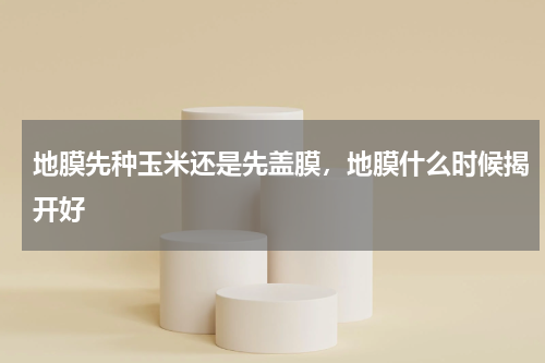 地膜先种玉米还是先盖膜，地膜什么时候揭开好