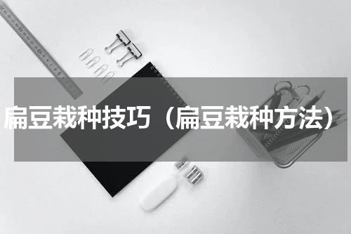 扁豆栽种技巧（扁豆栽种方法）