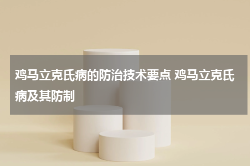 鸡马立克氏病的防治技术要点 鸡马立克氏病及其防制