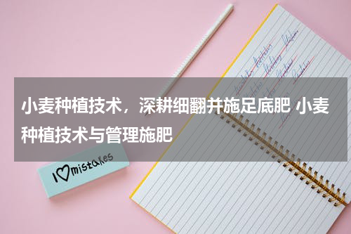 小麦种植技术，深耕细翻并施足底肥 小麦种植技术与管理施肥