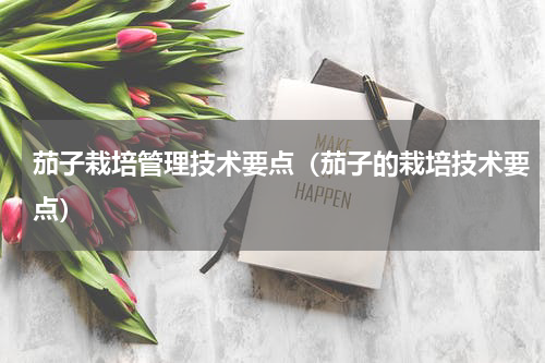 茄子栽培管理技术要点（茄子的栽培技术要点）
