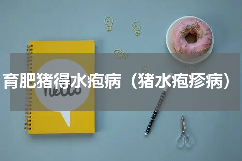 育肥猪得水疱病（猪水疱疹病）