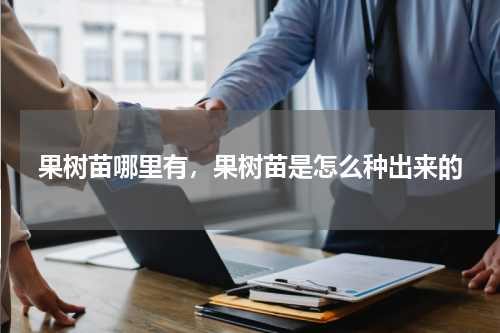 果树苗哪里有，果树苗是怎么种出来的