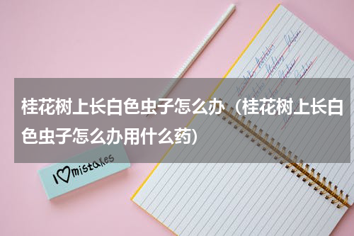 桂花树上长白色虫子怎么办（桂花树上长白色虫子怎么办用什么药）