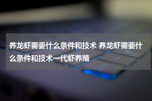 养龙虾需要什么条件和技术 养龙虾需要什么条件和技术一代虾养殖