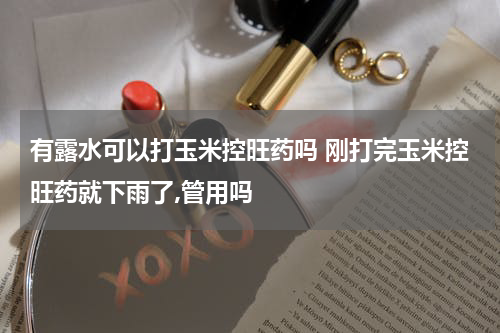 有露水可以打玉米控旺药吗 刚打完玉米控旺药就下雨了,管用吗