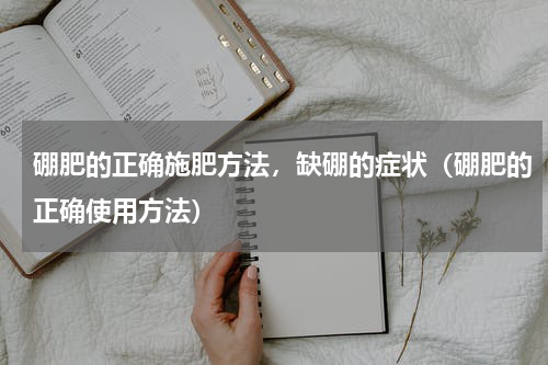 硼肥的正确施肥方法，缺硼的症状（硼肥的正确使用方法）