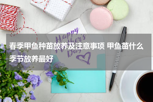 春季甲鱼种苗放养及注意事项 甲鱼苗什么季节放养最好