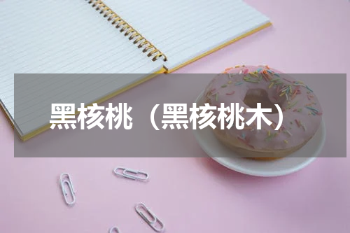黑核桃（黑核桃木）