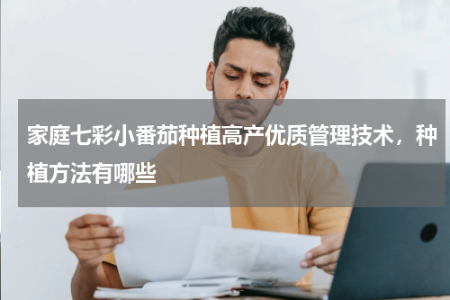 家庭七彩小番茄种植高产优质管理技术，种植方法有哪些