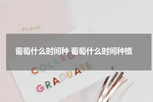 葡萄什么时间种 葡萄什么时间种植