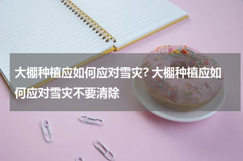 大棚种植应如何应对雪灾? 大棚种植应如何应对雪灾不要清除