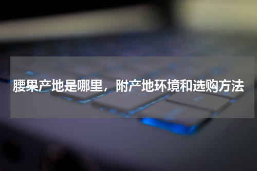 腰果产地是哪里，附产地环境和选购方法