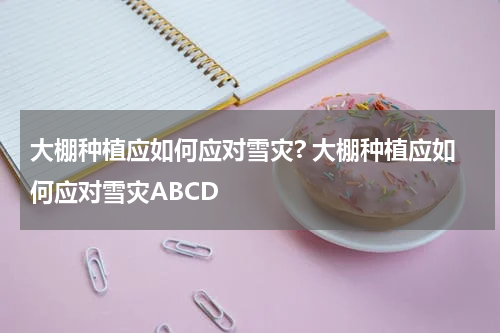 大棚种植应如何应对雪灾? 大棚种植应如何应对雪灾ABCD