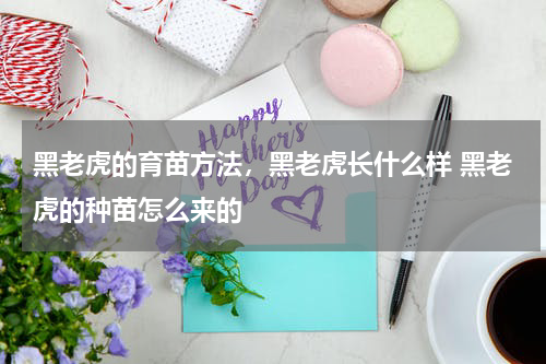 黑老虎的育苗方法，黑老虎长什么样 黑老虎的种苗怎么来的