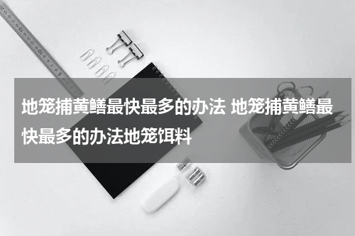 地笼捕黄鳝最快最多的办法 地笼捕黄鳝最快最多的办法地笼饵料