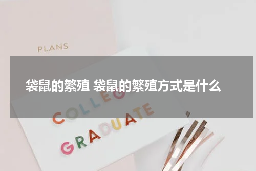 袋鼠的繁殖 袋鼠的繁殖方式是什么