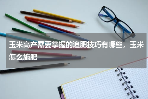 玉米高产需要掌握的追肥技巧有哪些，玉米怎么施肥