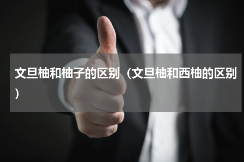 文旦柚和柚子的区别（文旦柚和西柚的区别）