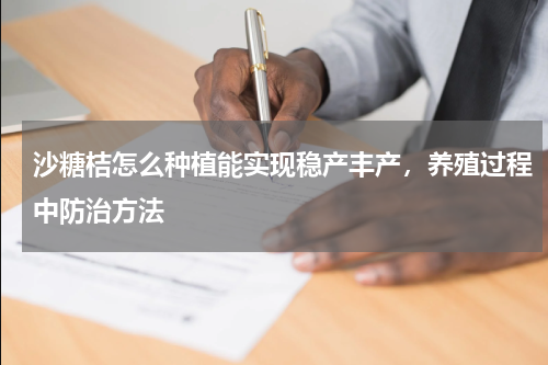 沙糖桔怎么种植能实现稳产丰产，养殖过程中防治方法