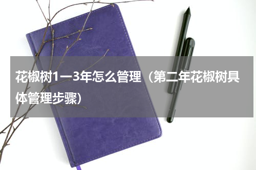 花椒树1一3年怎么管理（第二年花椒树具体管理步骤）