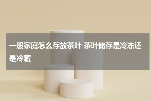 一般家庭怎么存放茶叶 茶叶储存是冷冻还是冷藏
