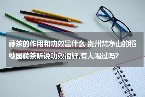 藤茶的作用和功效是什么 贵州梵净山的稻穗园藤茶听说功效很好,有人喝过吗?
