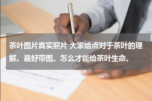 茶叶图片真实照片 大家给点对于茶叶的理解。最好带图。怎么才能给茶叶生命。